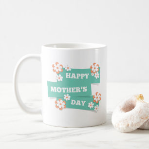 Adorable Floral Happy Mother's Day   Coffee Mug