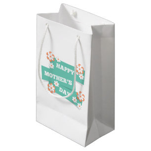 Adorable Floral Happy Mother's Day Gift Bag