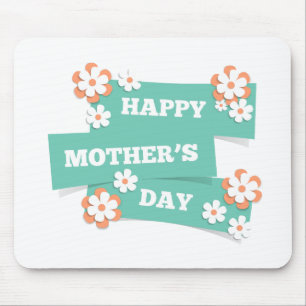 Adorable Floral Happy Mother's Day   Mouse Pad