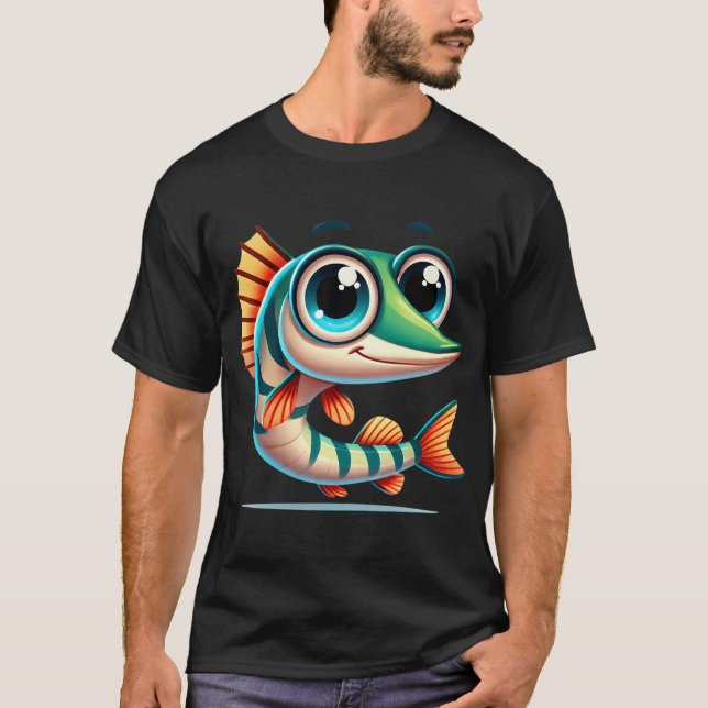 Adorable Florida Gar Fish T-Shirt (Front)