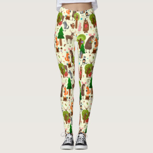 Adorable Forest Animals Leggings