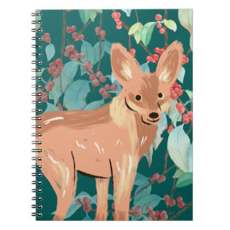 Adorable Fox Notebook Cover – Nature-Inspired Art