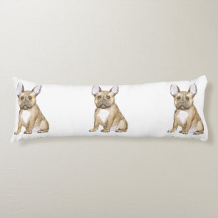 Adorable french bulkdog puppy body pillow