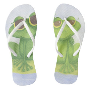 Adorable Frog Lovers Flip Flops