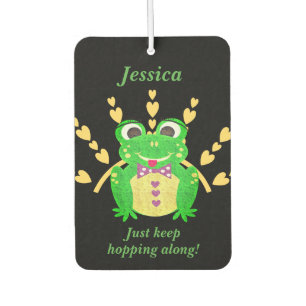 Adorable Frog   Personalized Air Freshener