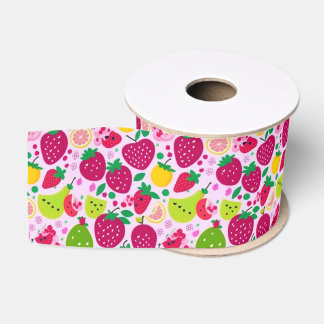 Adorable Fruity Cuties Grosgrain Ribbon