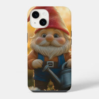 Adorable Garden Gnome with Watering Can