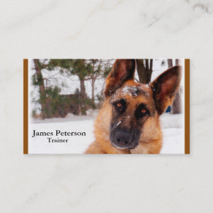 Adorable German Shepherd Business Cards