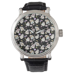 Adorable Ghost Cartoon Design Watch