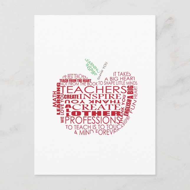 Adorable Gift for Teachers Postcard (Front)