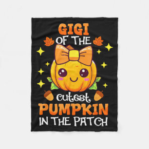 Adorable Gigi Of The Cutest Pumpkin In The Patch  Fleece Blanket