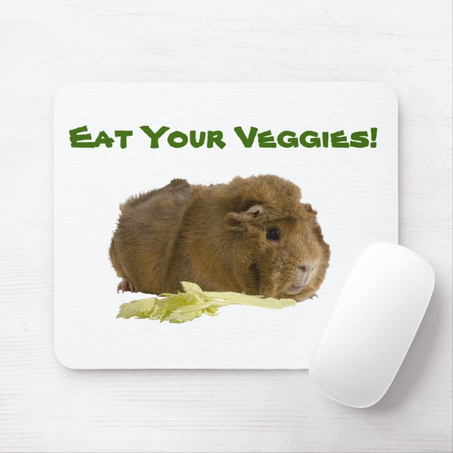 Adorable Ginger Guinea Pig Pet  Photo Template Mouse Pad (With Mouse)