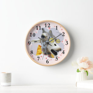 Adorable Giraffe Wall Clock! Clock