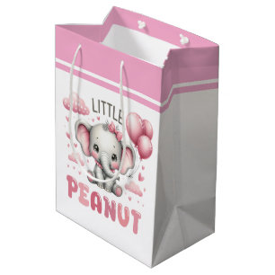 Adorable Girl Little Peanut Medium Gift Bag