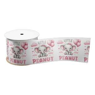 Adorable Girl Little Peanut Satin Ribbon