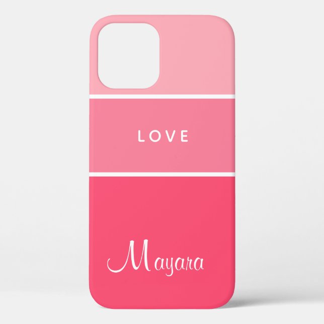 Adorable Gradient Pink - Phone Case for Her (Back)