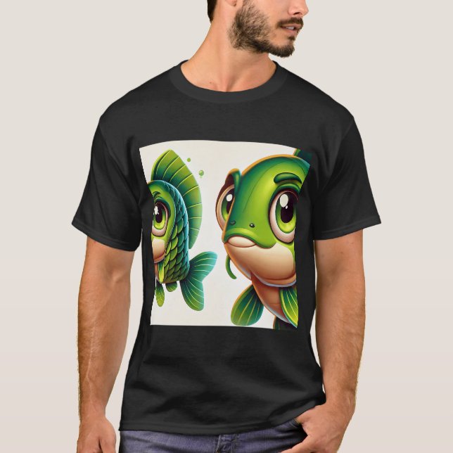 Adorable Grass Carp T-Shirt (Front)