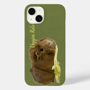 Adorable Guinea Pig Eating Celery Photograph Case-Mate iPhone 14 Case