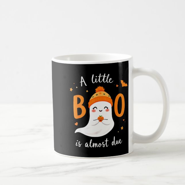 Adorable Halloween Ghost A Little Boo Is Almost Du Coffee Mug (Right)