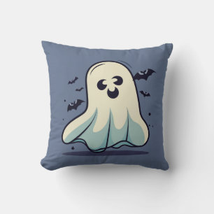 Adorable Halloween Ghost, Baby Halloween Ghost,    Throw Pillow