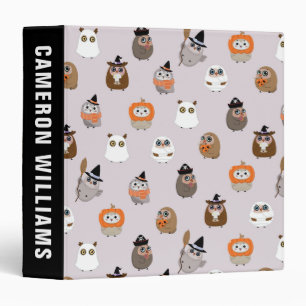Adorable Halloween Owls Pattern Binder