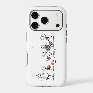 Adorable Halloween Stick Figure Scene
