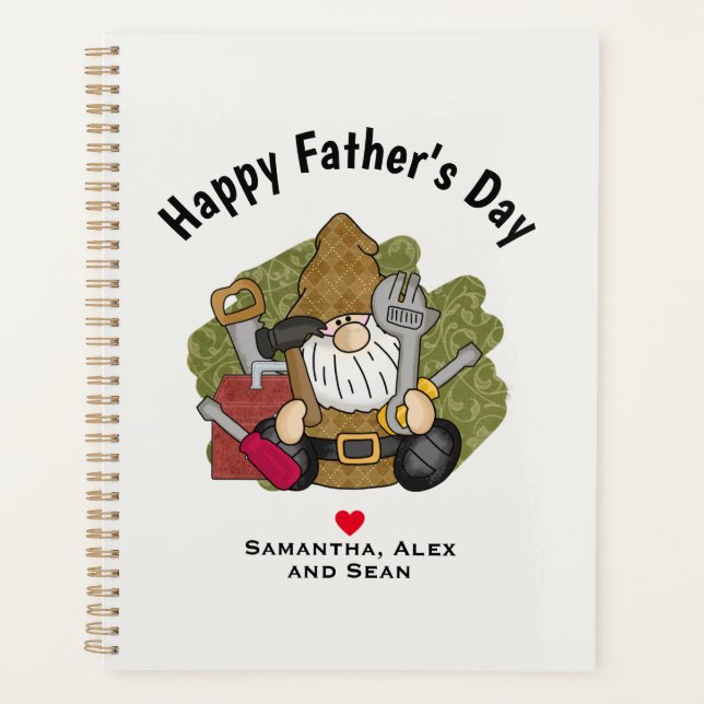 Adorable Handyman & Carpenter Garden Gnome (Devant)