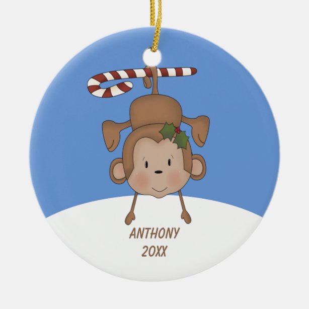 Monkey Ornaments & Christmas Ornaments | Zazzle CA