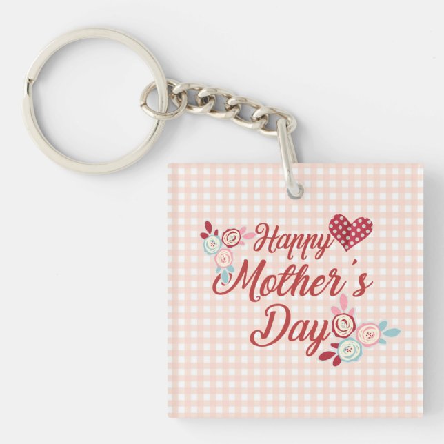 Adorable Happy Mother's Day | Keychain (Front)