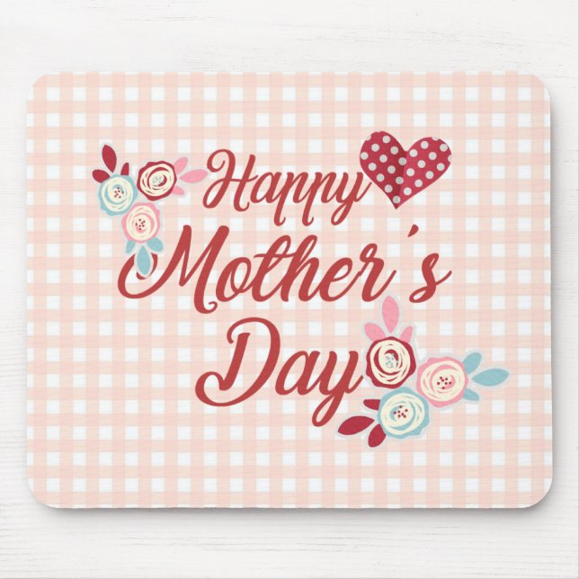 Adorable Happy Mother's Day | Mouse Pad (Front)