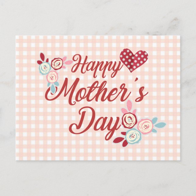 Adorable Happy Mother's Day | Postcard (Front)