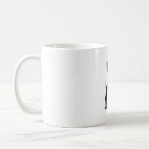 Adorable HD Miniature Schnauzer Puppy Portrait - E Coffee Mug