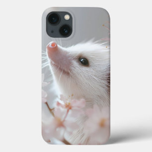 Adorable Hedgehog Among Spring Blossoms  iPhone 13 Case