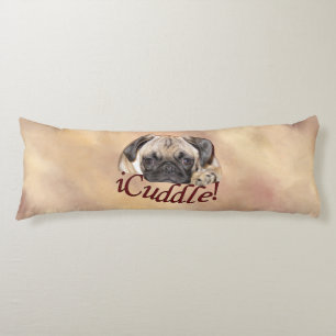 Adorable iCuddle Pug Puppy Body Pillow