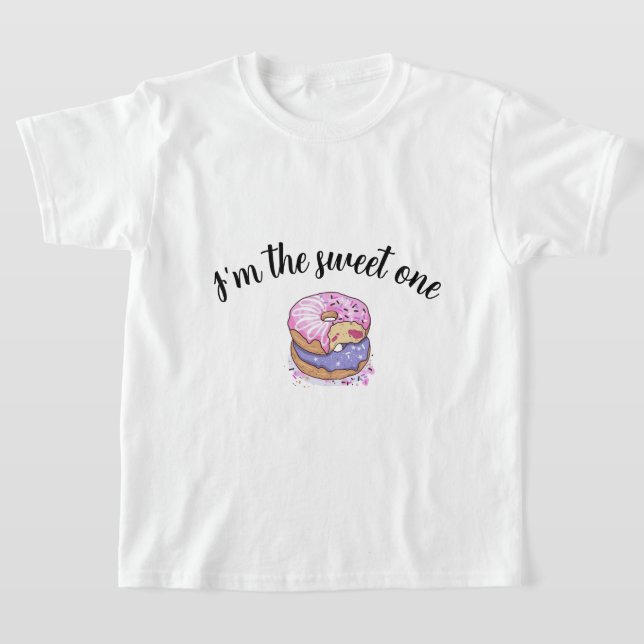Adorable I'm The Sweet One Toddler T-Shirt (Laydown)