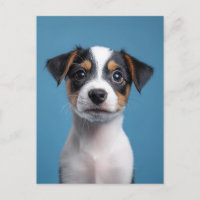 Adorable Jack Russell Terrier Puppy Portrait