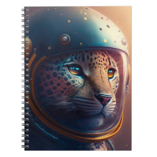 Adorable Jaguar Astronaut Notebook