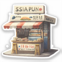 Adorable Japanese Foodie Sticker