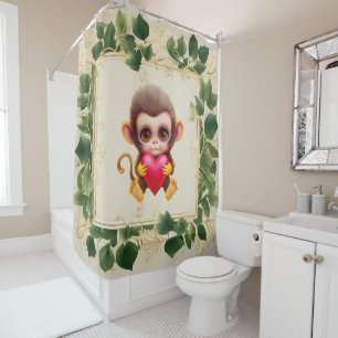 Adorable Jungle Valentine Monkey