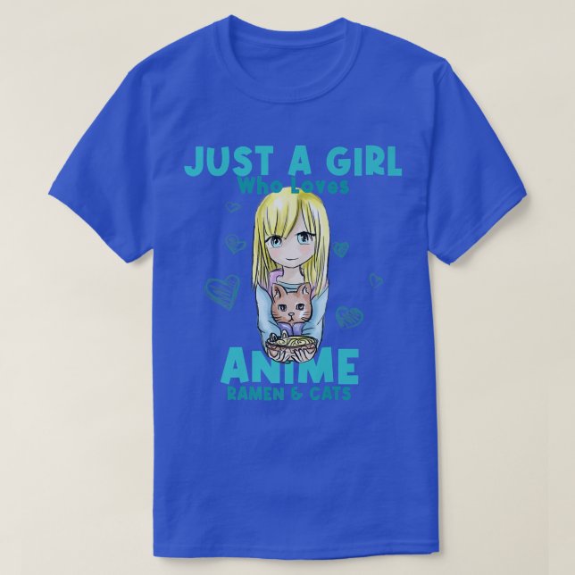 Adorable Juste Un Tshirt Fille Qui Aime Chats Anim (Design devant)
