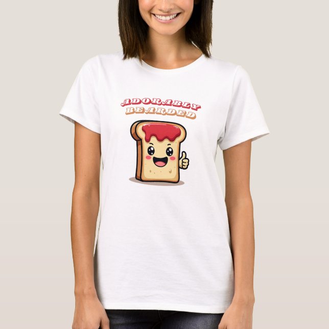 Adorable Kawaii Bread T-Shirt Cute and Cozy Bake (Front)