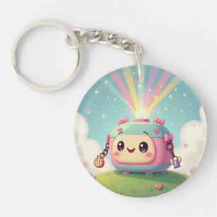 Adorable Kawaii Camera Keychain