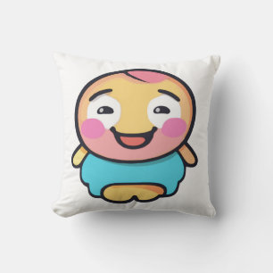 Adorable Kawaii Character - Cute Cartoon Throw Pillow