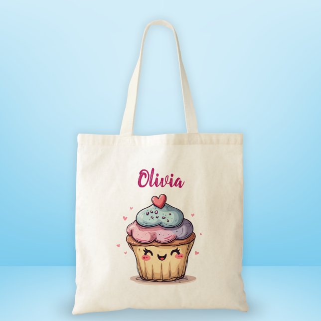 Adorable Kawaii Cupcake Tote Bag (Creator Uploaded)