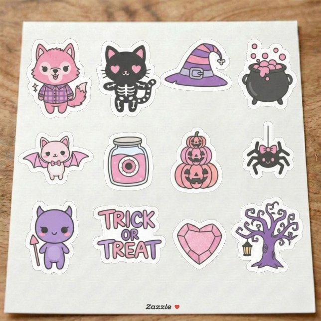 Adorable Kawaii Halloween Sticker Pack (Adorable Kawaii Halloween Sticker Pack)