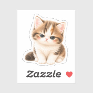Adorable Kawaii Kitten Sticker