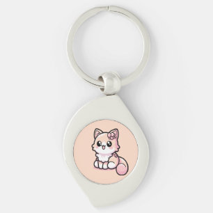 Adorable Kawaii Kitty Keychain