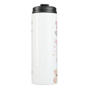 Adorable Kawaii Pastel Animal Friends Travel Mug