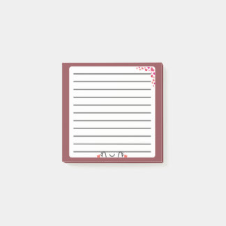 Adorable Kawaii Post-It Note: Delightful Digital  Notes