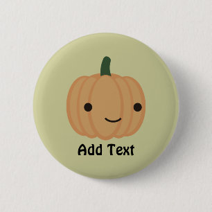 Adorable kawaii Pumpkin 2 Inch Round Button